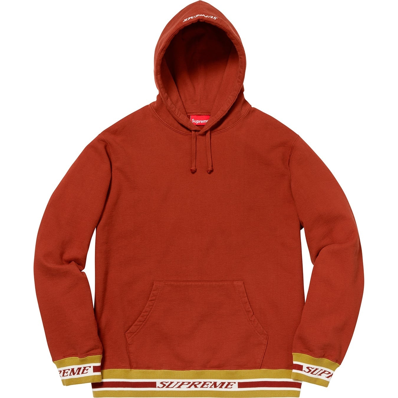 Striped Rib Hooded Sweatshirt view 5